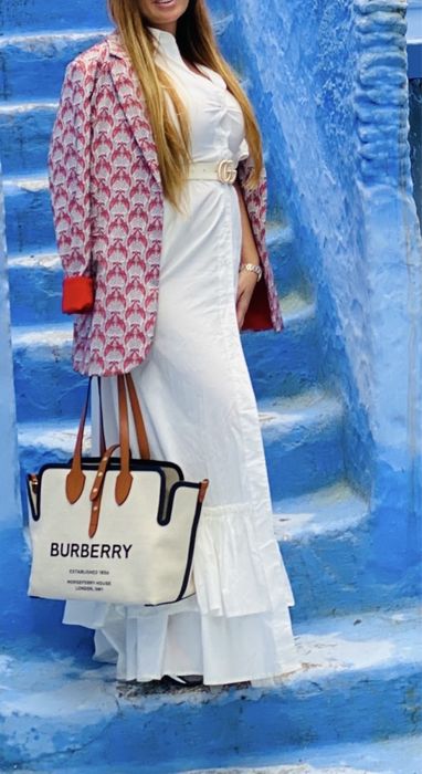 Бяла дълга рокля Replica moda