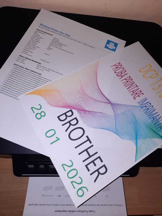 Imprimantă multifuncțională Brother DCP T310 cu sistem CISS