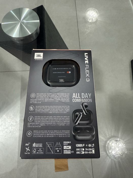 Casti wireless JBL Live Flex 3 black • NOI / SIGILATE •