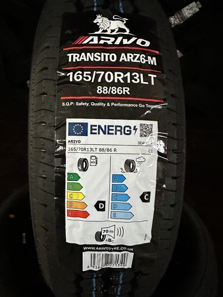 Нови летни бусови гуми ARIVO TRANSITO 165/70R13LT 88/86R НОВ DOТ