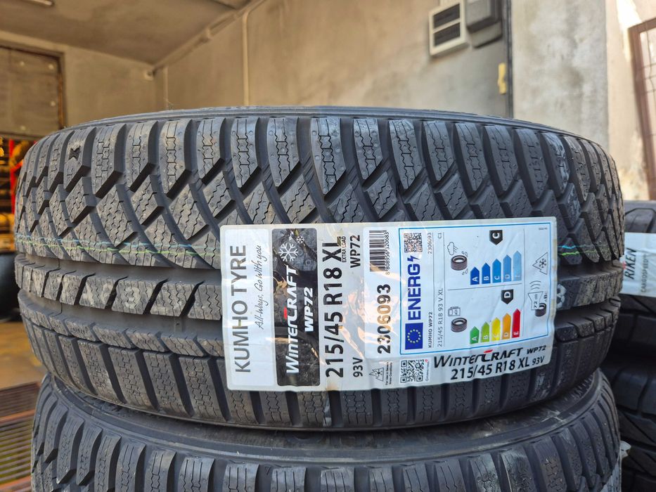 4 Anvelope M+S IARNA - 215/45/18 93V XL - Kumho Craft WP72 - NOU - DOT 2023 !