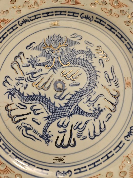 Столовый сервиз на 6 персон. Рисовый фарфор.