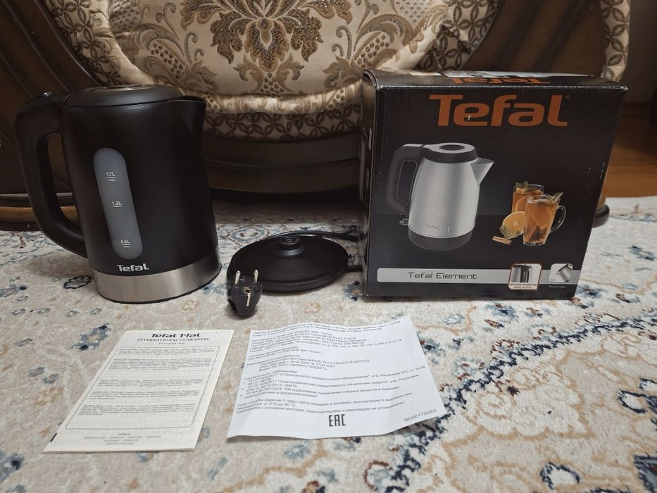 Электрочайник Tefal, 1,7л, оригинал.