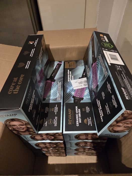 Perie caldă ceramică profesională  Revamp de 40 mm - Ediție roz - M