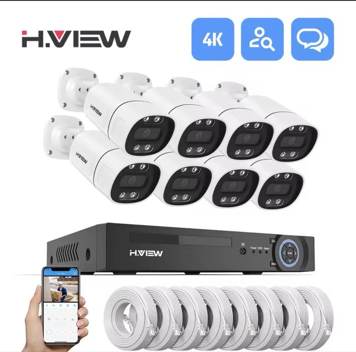Vindem si Montam Camere Supraveghere Video KIT Complet 4/8/12 CAMERE