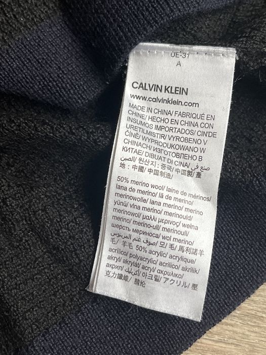 Calvin Klein : Merino Jumper - Мерино размер М / Оригинал