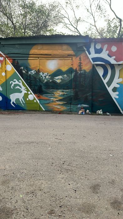 Роспись стен, графити, картины, муралы