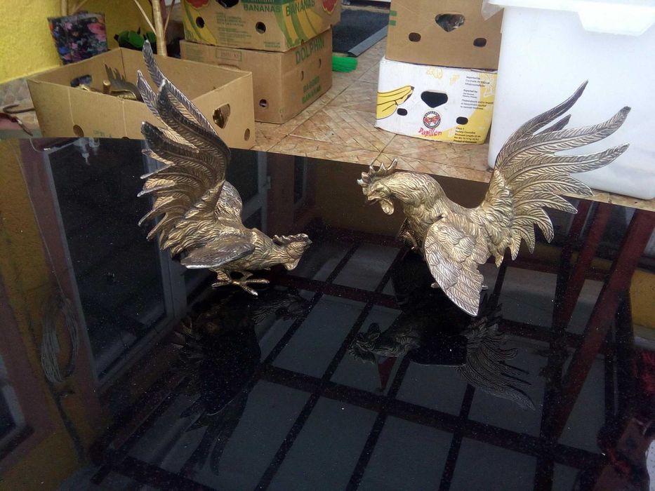 Set cocosi din fier decor