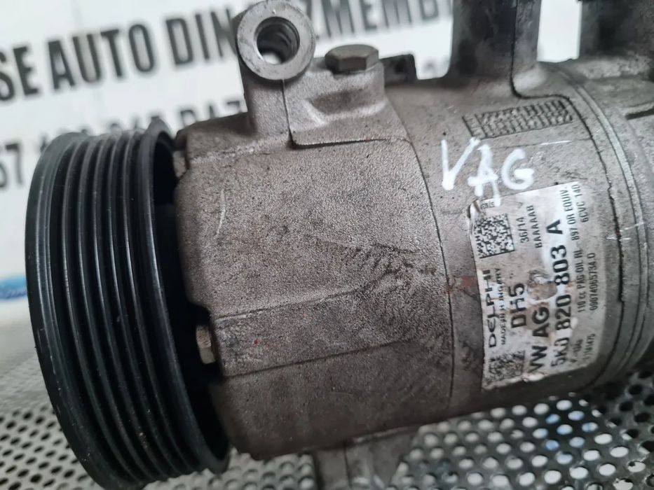 Compresor Clima AC Aer Conditionat Vw Seat Skoda 2.0 Tdi Euro 5 Cod 5KA Passat B7 CC Golf Touran Je