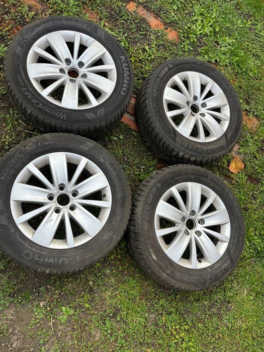 Jante aliaj vw cu cauciucuri iarnă 215. 60.16  99h     5x112