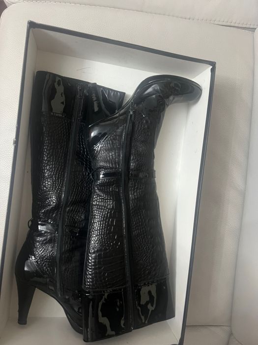 Vand cizme din piele Croco