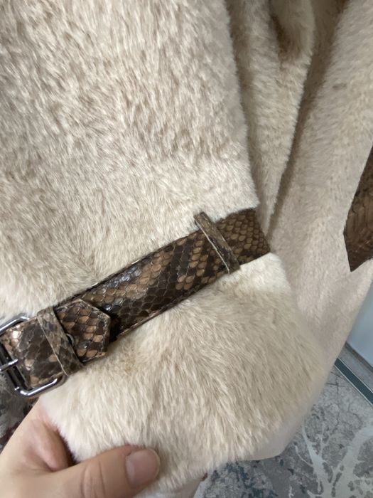 Шуба альпака норка