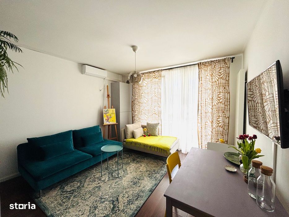 ADORA FOREST: 2 camere + birou, vedere panoramică, parcare inclusă