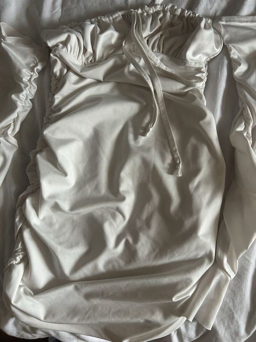 Бяла рокля Shein XS