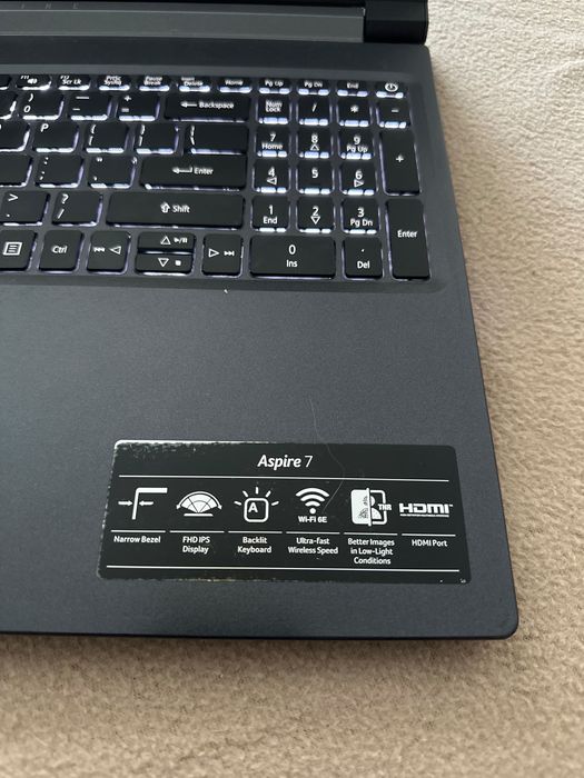ACER Aspire AMD Ryzen 7 5825U nVidia 3050 16GB RAM 144Hz