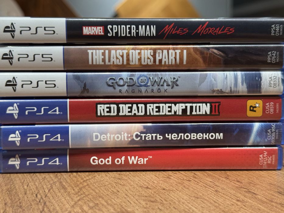 PS5, PS4 yangi original disklar sotiladi