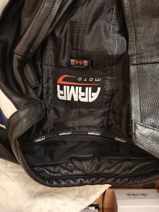 Кожено мото яке ARMR Moto, размер 44 (L/XL), отлично състояние