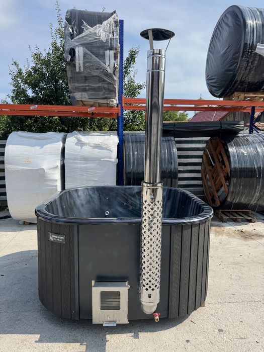 Ciubar patrat 2m x 2m acrilic cu soba slim
