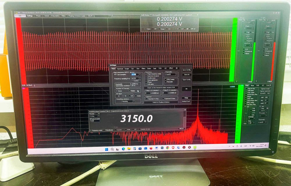 Аудио тест касета TEST TAPE 3150 Hz / 5000 Hz