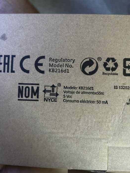 LG 19” LED Монитор 19M35A-B + 2x Dell KB216 USB клавиатури