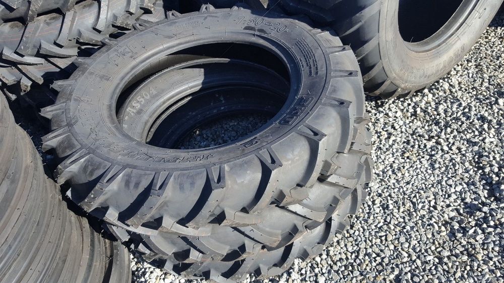Cauciucuri de tractiune 7.50/20 marca BKT cu 8 pliuri, avem si in lini