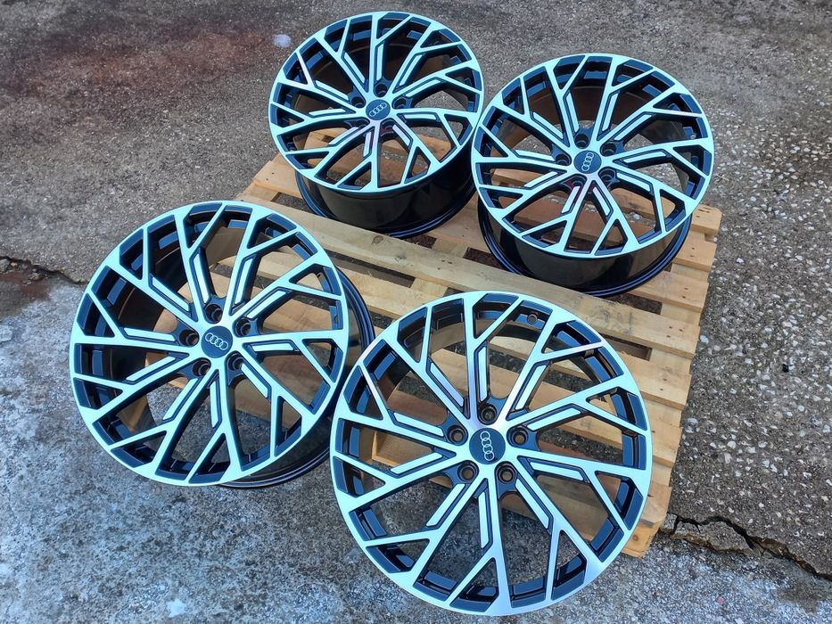 19 Audi 8.5j et35 A3 A4 A5 A6 A7 A8 TT Q3 Q5 Black polish