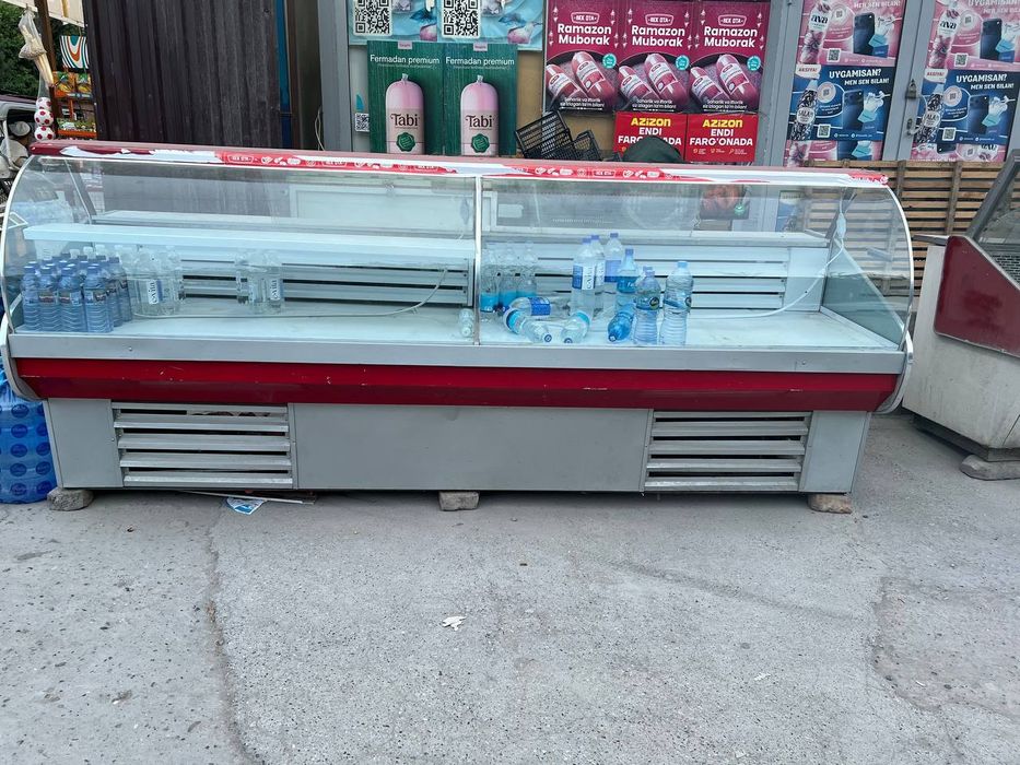 Vitrina xolodenik oziq ovqat magazin dokoni uchun