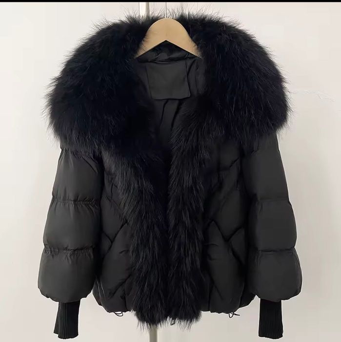 Geaca cu blana naturala