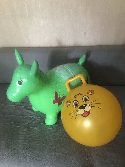 Мячик попрыгун и ослик