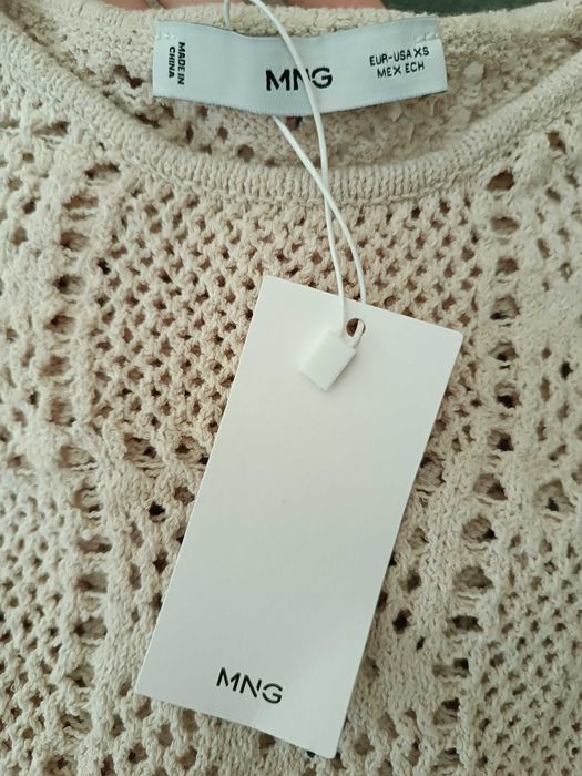 Плетен пуловер Mango