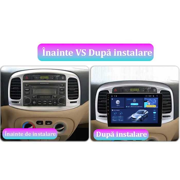 Navigatie Hyundai Accent 2006-2011, 4GB RAM/64GB ROM,Android 14