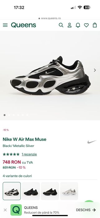 Vând adidasi Nike Air Max Muse
