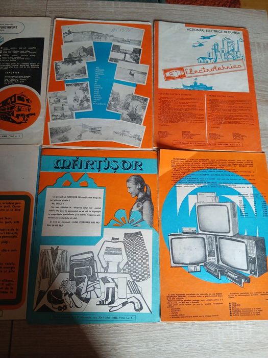 Filatelia colecție de 8 reviste rare