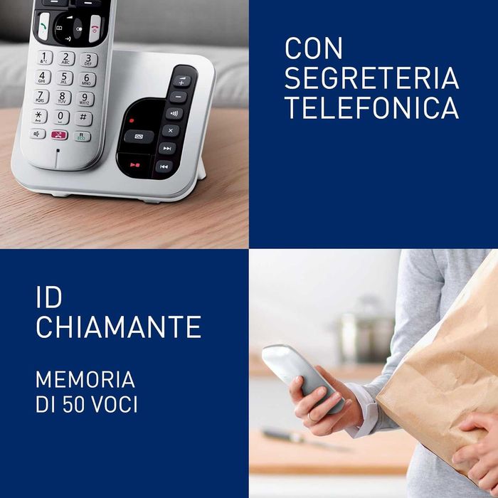 Panasonic KX-TGC260 Сребрист с Телефонен Секретар и Бутон за Блокиране