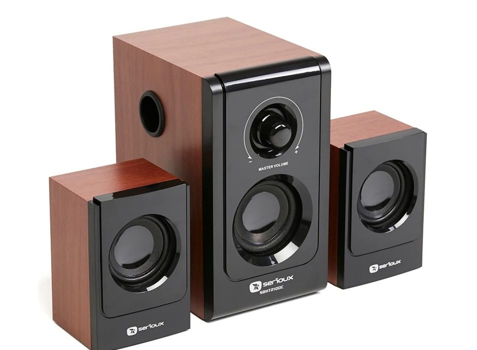 Boxe 2.1 Serioux HT2100C, 16W RMS, Rosu