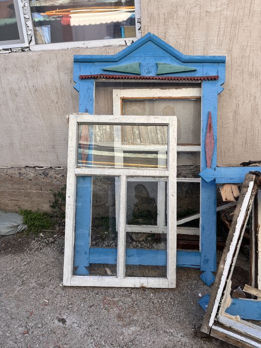 Продам окна деревяные 5 штук