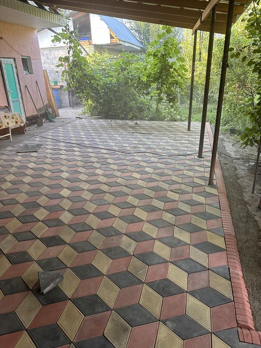 Укладка брусчатки