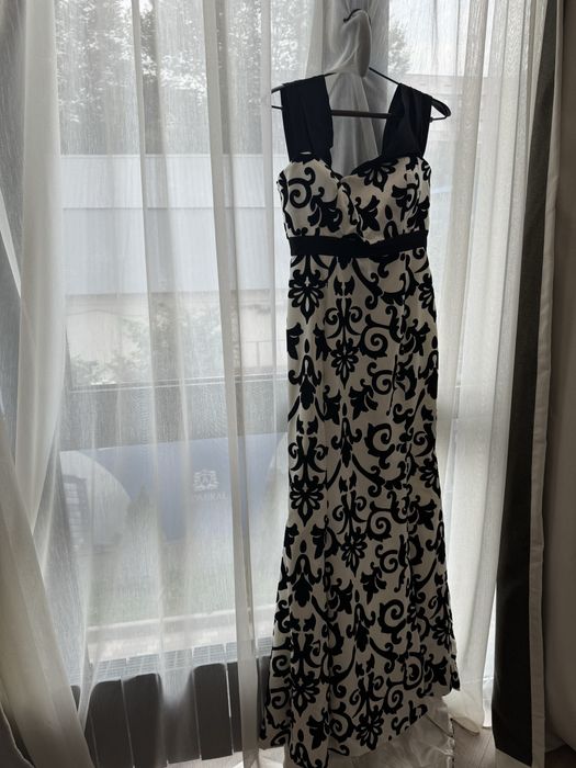 Платье вечернее в пол со шлейфом франция