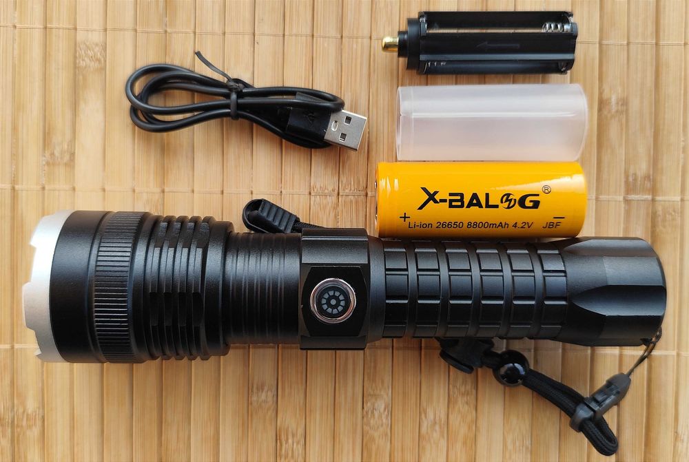 Мощен прожектор P90 POLICE 900000W/ 3 модела /