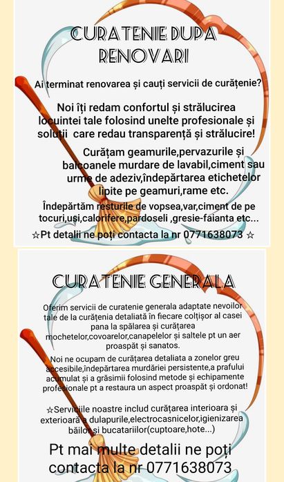 Servicii de curățenie profesionale