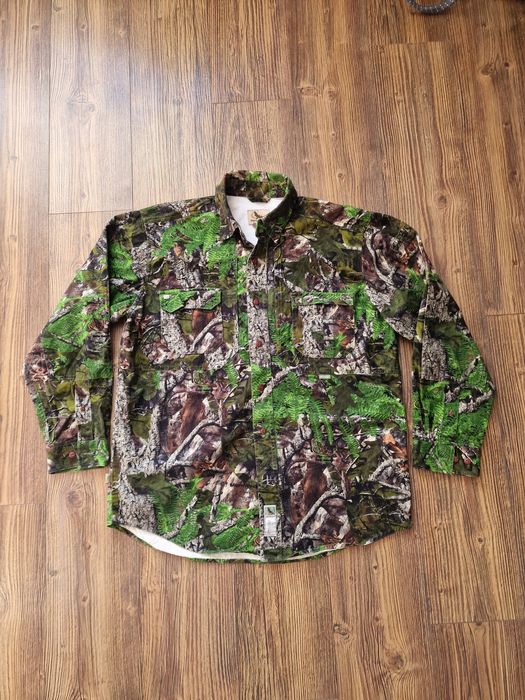 Страхотен мъжки ловен екип MOTHWING размер L , памук , риза и панталон