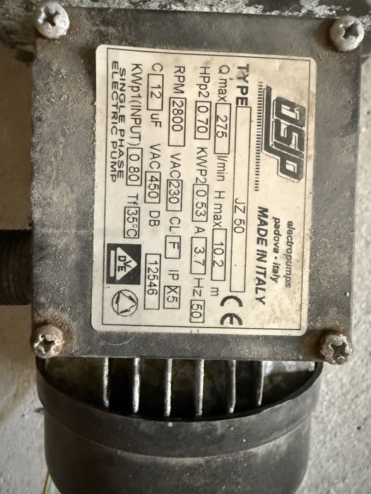 Pompa piscina jacuzi debit mare