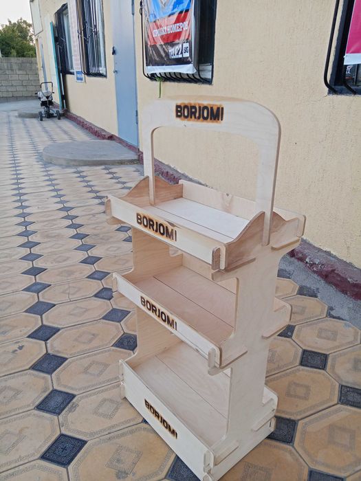 Полка для Боржоми материал дерево качественный