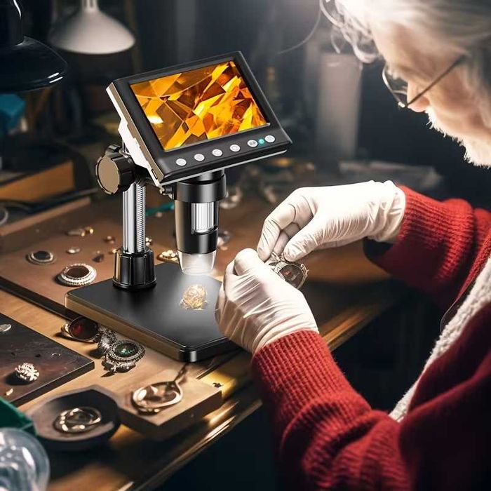 Микроскоп дигитален 10.92 см 10-1000X