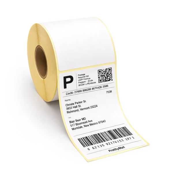 Етикети за товарителници/Самозалепващи етикети - ролка за термопринтер