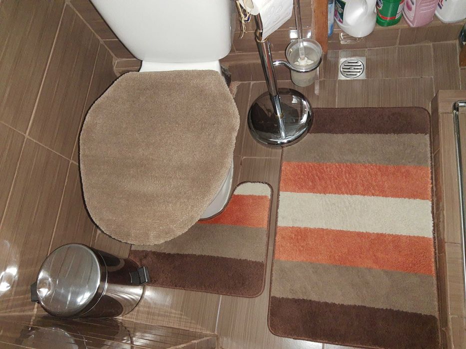 Килим,комплект 3 части за баня ,памук,италиански