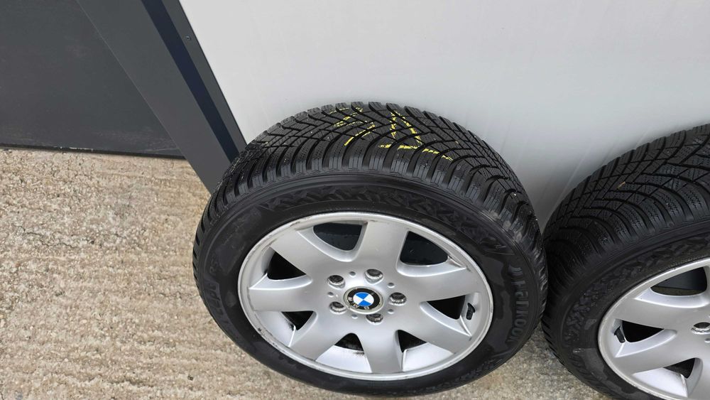 джанти за BMW E46 със зимни гуми Hankook Winter i*cept RS3, DOT 2023 г