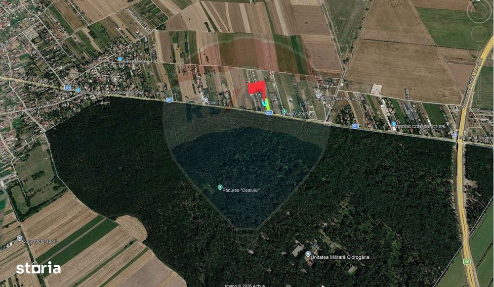Teren intravilan, langa padure, 752 mp, Bolintin-Deal