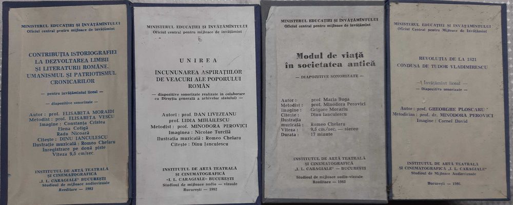 LOT Diapozitive Sonorizare Vechi 1982-1986