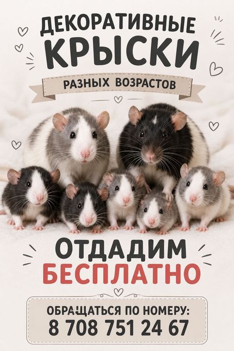 Декоративные крыски